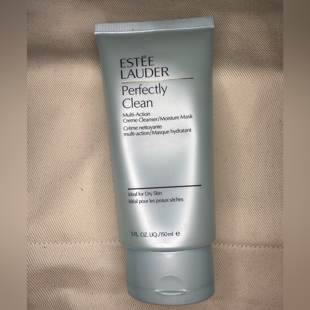 Estee Lauder Perfectly Clean cream cleanser/moisture mask for dry skin